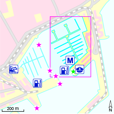 Karte Marina Marina Deportiva del Puerto de Alicante