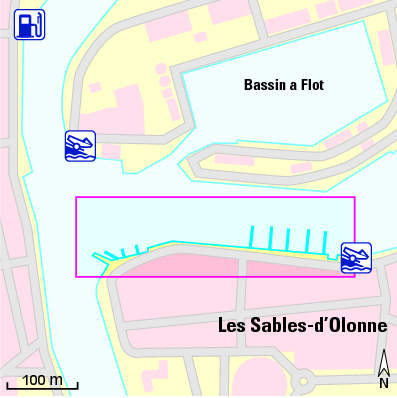 Karte Marina Port de Plaisance Quai Garnier