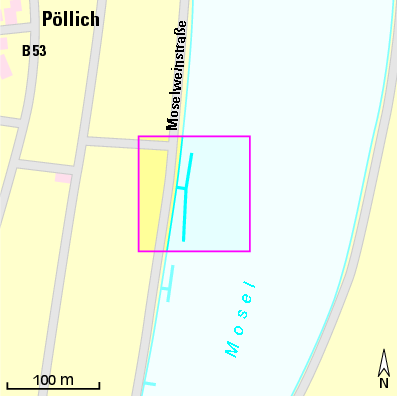Karte Marina Wassersport Club Pöllich