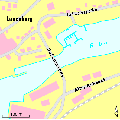 Karte Marina Marina Lauenburg