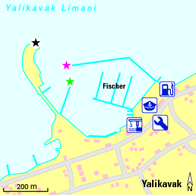 Karte Marina Port Bodrum Yalikavak