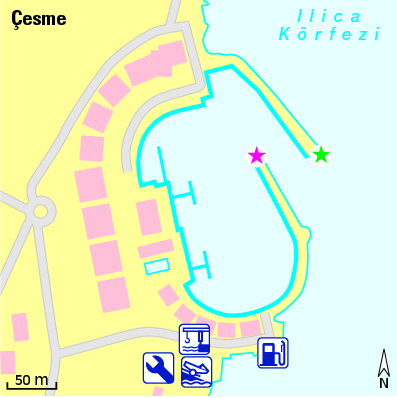 Karte Marina Setur Çeşme Marina