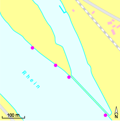 Karte Marina Motorbootclub Leutesdorf