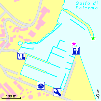 Karte Marina Marina Villa Igiea