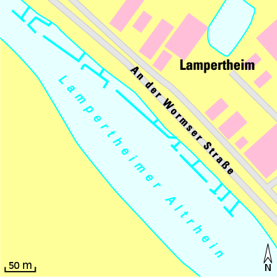 Karte Marina Wassersportverein Bergstraße e.V.