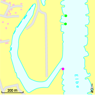 Karte Marina Segelsportverein Alt Garge e.V.