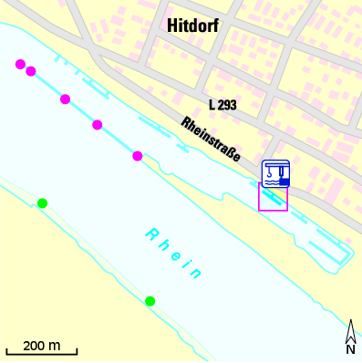Karte Marina Nautik-Club-Köln e.V.