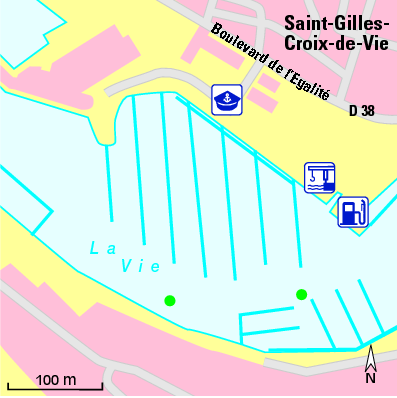 Karte Marina Port la Vie