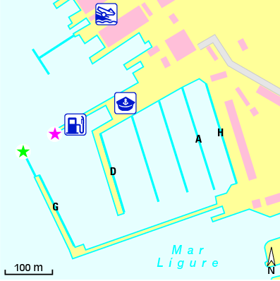 Karte Marina Porto Lotti