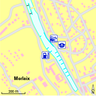 Karte Marina Port de Plaisance de Roscoff
