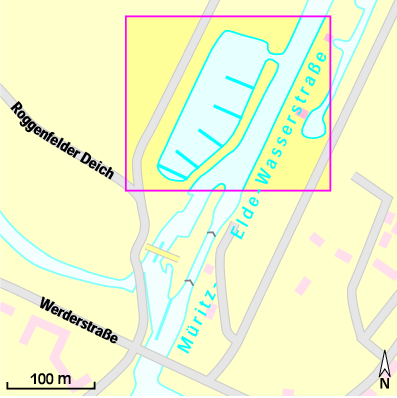 Karte Marina Marina Hafen Dömitz