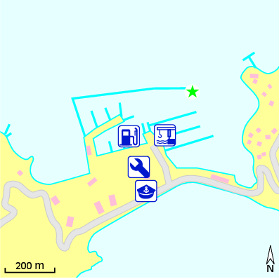 Karte Marina Marmaris Yacht Marina