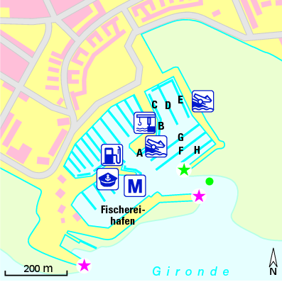 Karte Marina Royan Marina