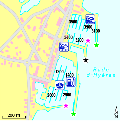 Karte Marina Port Saint-Pierre