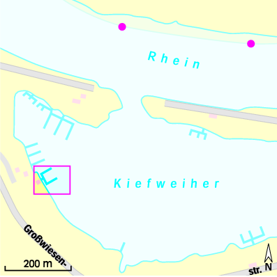 Karte Marina Motor-Yacht-Club Ludwigshafen e.V.