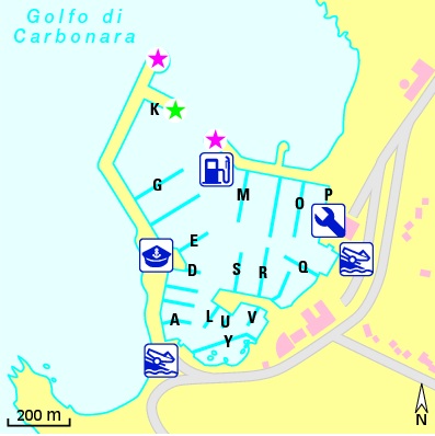 Karte Marina Marina di Villasimius