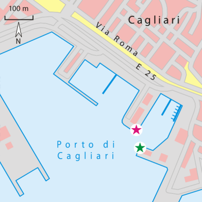 Karte Marina Portus Karalis
