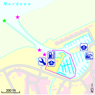 Karte Marina VVW Blankenberge