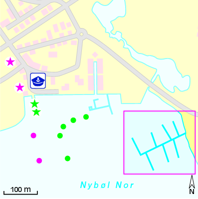 Karte Marina Marina Fiskenæs