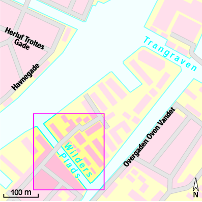 Karte Marina Wilders Plads Marina – Trangraven Marina
