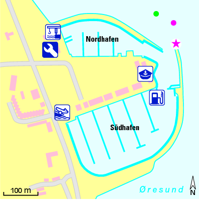 Karte Marina Rungsted Havn