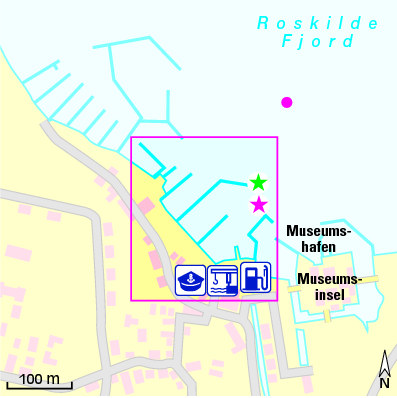 Karte Marina Roskilde Havn