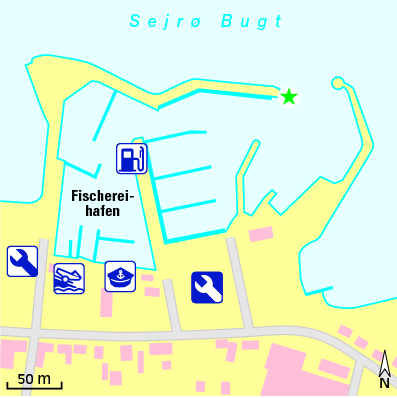 Karte Marina Havnsø Havn
