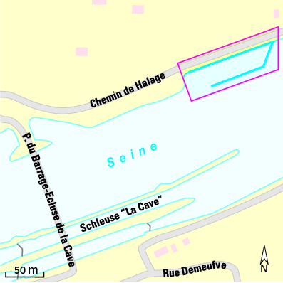 Karte Marina Yacht Club de Chartrettes