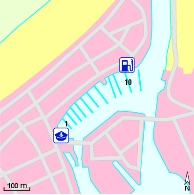 Karte Marina Port de Plaisance Jehan Ango