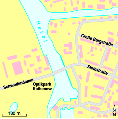 Karte Marina Optikpark Rathenow