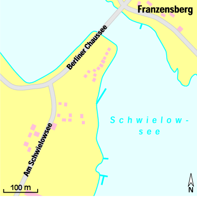 Karte Marina Resort Schwielowsee-Hafen