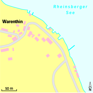 Karte Marina Gasthaus am Rheinsberger See
