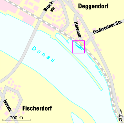 Karte Marina Niederbayerischer Motoryachtclub Landshut