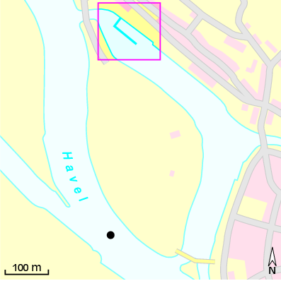 Karte Marina Yachthafen Havelberg