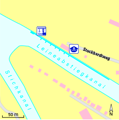 Karte Marina Niedersächsischer Motorboot-Club e.V.