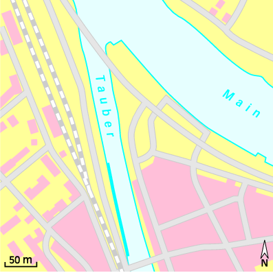 Karte Marina Motor-Yacht-Club Wertheim e.V.