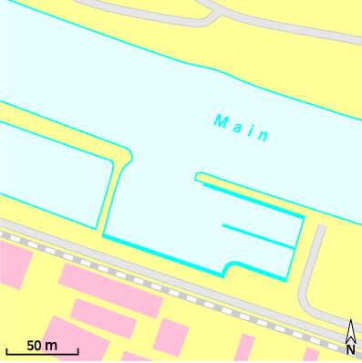 Karte Marina Ochsenfurter Bootsclub