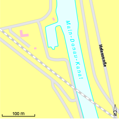 Karte Marina 1. Fürther Wassersportclub e.V.