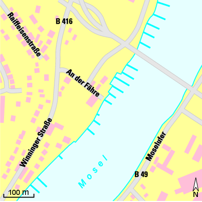 Karte Marina Segelkameradschaft Koblenz e.V.