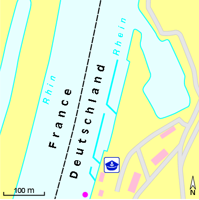 Karte Marina Sporthafengemeinschaft Breisach e.V.