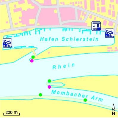 Karte Marina Bootsliegeplätze Dieter Dauster