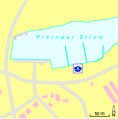 Karte Marina Hafen Prerow