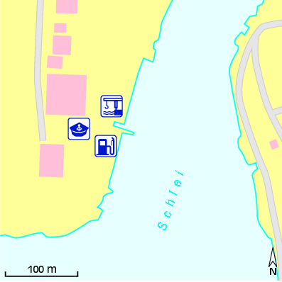 Karte Marina Marina Brodersby