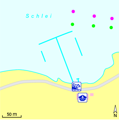 Karte Marina Wassersportverein Fleckeby e.V.