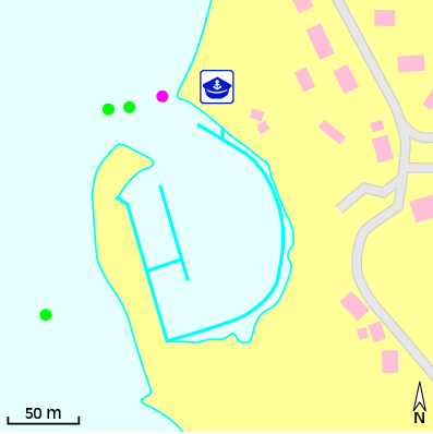 Karte Marina Rundhafen Neustädter Segler-Verein