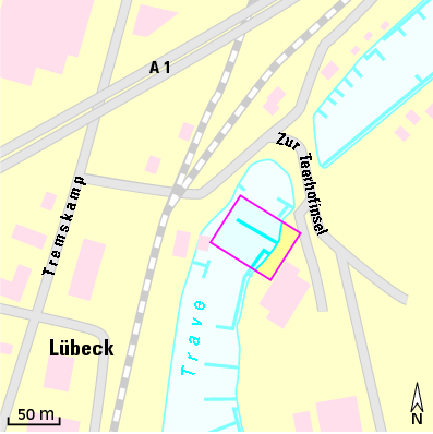 Karte Marina Nord-Ost-Marina