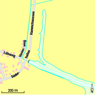 Karte Marina Nordstrand – Süderhafen