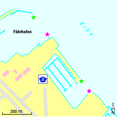 Karte Marina Yachthafen Cuxhaven