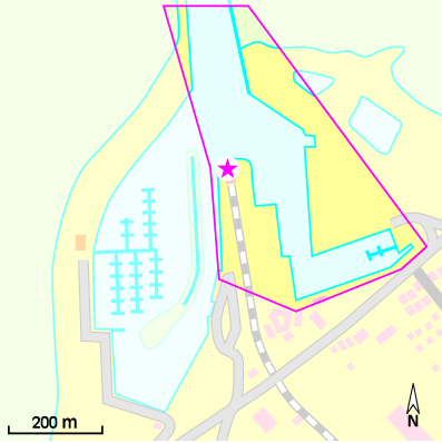 Karte Marina Yacht-Zentrum Störtebeker