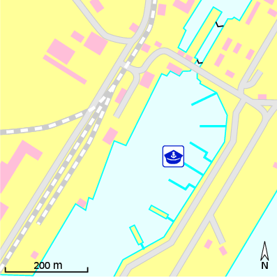 Karte Marina Emder Yacht Club e.V.